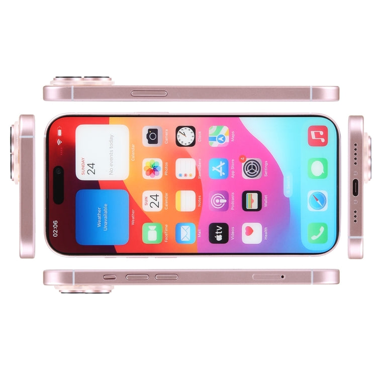 For iPhone 15 Color Screen Non-Working Fake Dummy Display Model (Pink) - For iPhone & iPad by PMC Jewellery | Online Shopping South Africa | PMC Jewellery | Buy Now Pay Later Mobicred