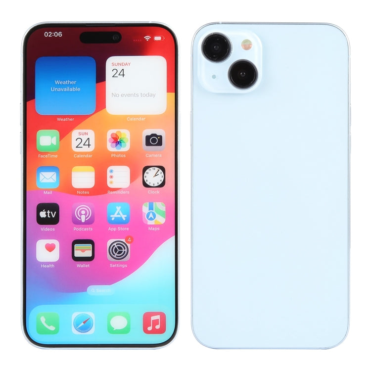 For iPhone 15 Plus Color Screen Non-Working Fake Dummy Display Model (Blue) - For iPhone & iPad by PMC TechLife | Online Shopping South Africa | PMC TechLife
