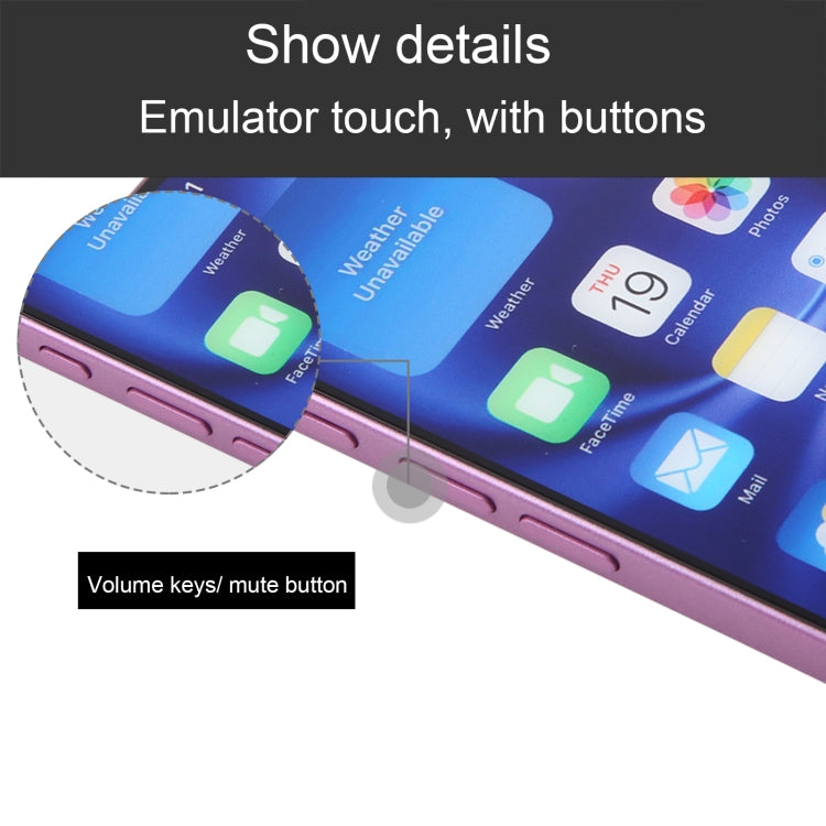 For iPhone 16 Plus Color Screen Non-Working Fake Dummy Display Model (Pink) - For iPhone & iPad by PMC Jewellery | Online Shopping South Africa | PMC Jewellery | Buy Now Pay Later Mobicred