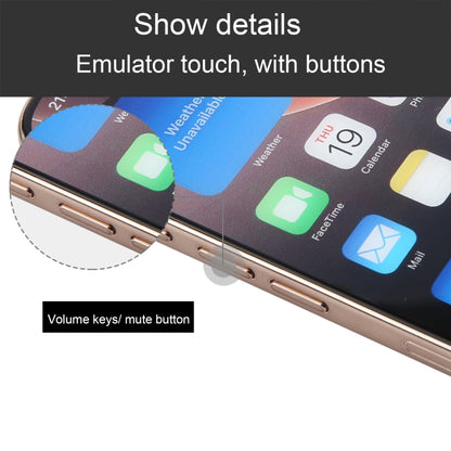 For iPhone 16 Pro Max Color Screen Non-Working Fake Dummy Display Model (Desert) - For iPhone & iPad by PMC Jewellery | Online Shopping South Africa | PMC Jewellery | Buy Now Pay Later Mobicred