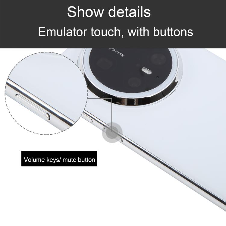 For Huawei Mate 70 Pro Black Screen Non-Working Fake Dummy Display Model (White) - For Huawei by PMC TechLife | Online Shopping South Africa | PMC TechLife | Buy Now Pay Later Mobicred