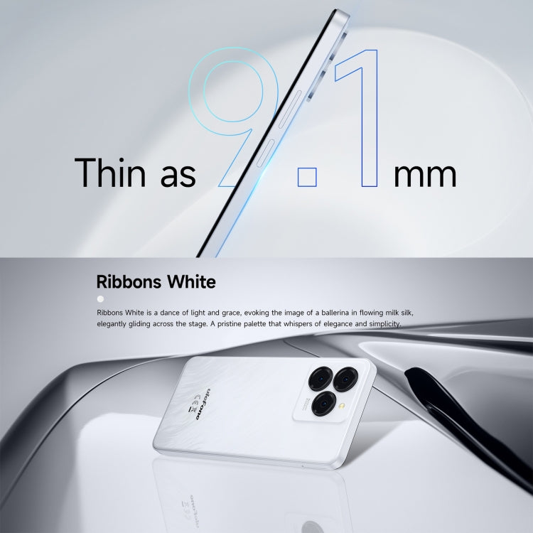 Ulefone Note 20 Pro, 4GB+128GB, Face ID & Side Fingerprint, 6000mAh, 6.75 inch Android 14 Unisoc T606 Octa Core, Network: 4G, Dual SIM, OTG (Ribbons White) - Ulefone by Ulefone | Online Shopping South Africa | PMC Jewellery | Buy Now Pay Later Mobicred