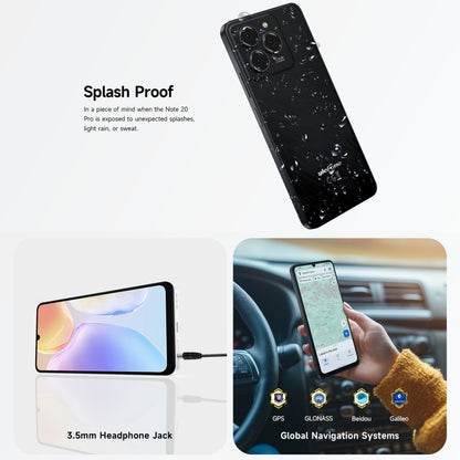 Ulefone Note 20 Pro, 4GB+256GB, Face ID & Side Fingerprint, 6000mAh, 6.75 inch Android 14 Unisoc T606 Octa Core, Network: 4G, Dual SIM, OTG (Ribbons White) - Ulefone by Ulefone | Online Shopping South Africa | PMC Jewellery | Buy Now Pay Later Mobicred