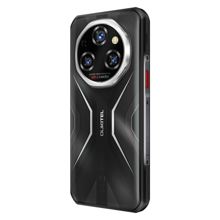 Oukitel WP55 Pro 5G Rugged Phone, 16GB+512GB, 108MP Camera, Fingerprint Identification, 6.6 inch Android 15 MediaTek Dimensity 7025 Octa Core, NFC, OTG, Network: 5G (Black) - free shipping - PMC TechLife - Order now!