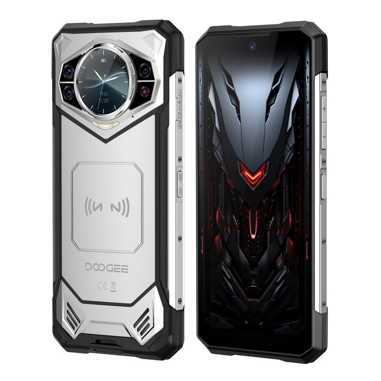 [HK Warehouse] DOOGEE S200 Rugged Phone, 12GB+256GB, Side Fingerprint, 6.72 inch Android 14 Dimensity 7050 Octa Core 2.6GHz, Network: 5G, OTG, NFC  (Silver) - DOOGEE by DOOGEE | Online Shopping South Africa | PMC Jewellery | Buy Now Pay Later Mobicred