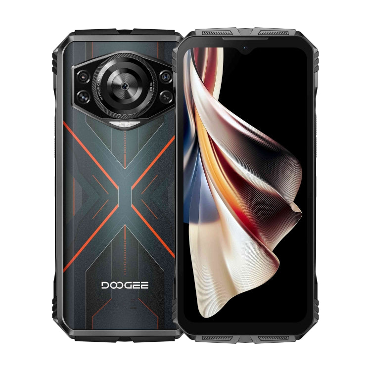 DOOGEE S Cyber, 8GB+256GB, 6.58 inch Android 14 Spreadtrum T606 Octa Core, Network: 4G, OTG, NFC (Black Red) - DOOGEE by DOOGEE | Online Shopping South Africa | PMC Jewellery | Buy Now Pay Later Mobicred