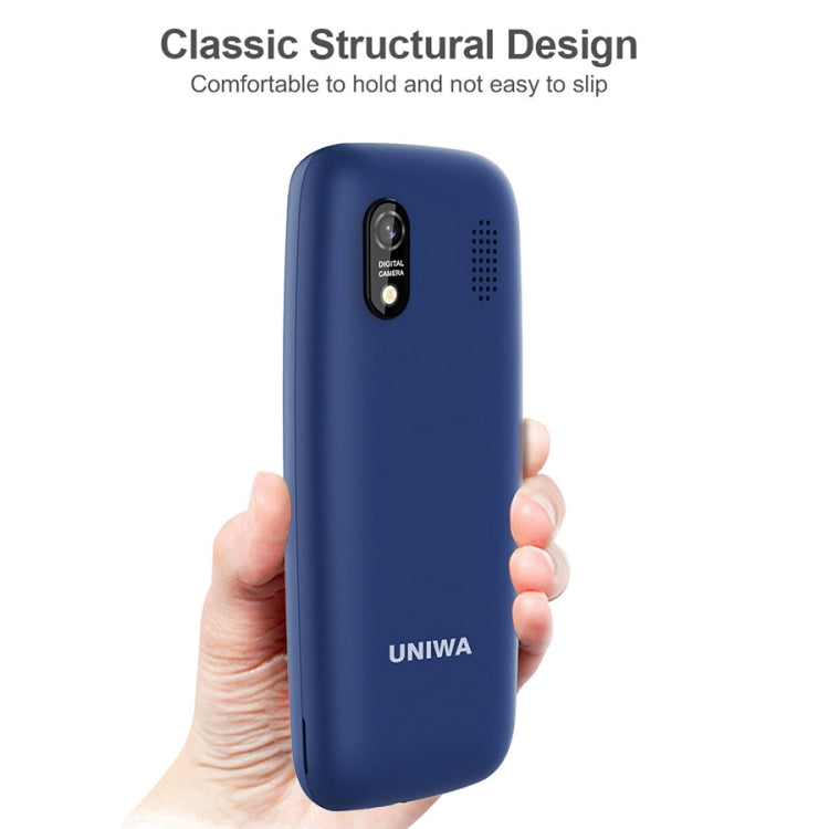 UNIWA E1805, 1.77 inch, SC6531E, 21 Keys, Support Bluetooth, Torch, FM, MP3, MP4, GSM, Dual SIM (Black) - UNIWA by UNIWA | Online Shopping South Africa | PMC Jewellery | Buy Now Pay Later Mobicred