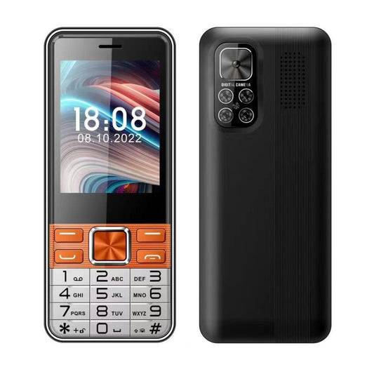 S5630, 2.8 inch, 3000mAh, 21 Key, Support Bluetooth, Flashlight, GSM, Quad SIM (Orange) - SERVO by PMC Jewellery | Online Shopping South Africa | PMC Jewellery | Buy Now Pay Later Mobicred