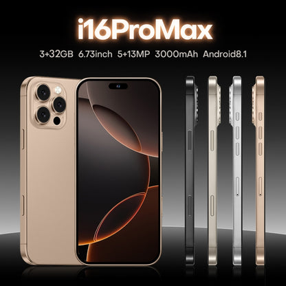 i16 Pro Max / A08, 3GB+32GB, 6.73 inch Screen, Face Identification, Android 8.1 MTK6753 Octa Core, Network: 3G, Dual SIM, EU Plug (White) -  by PMC Jewellery | Online Shopping South Africa | PMC Jewellery | Buy Now Pay Later Mobicred