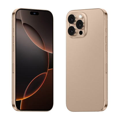 i16 Pro Max / A08A, 3GB+64GB, 6.73 inch Screen, Face Identification, Android 8.1 MTK6753 Octa Core, Network: 4G, Dual SIM, EU Plug (Gold) -  by PMC Jewellery | Online Shopping South Africa | PMC Jewellery | Buy Now Pay Later Mobicred