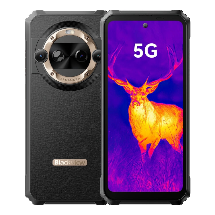 Blackview BL9000 Pro 5G, Thermal Imaging Camera, 12GB+512GB, IP68/IP69K/MIL-STD-810H, 6.78 inch Android 14 MediaTek Dimensity 8020 Octa Core, Network: 5G, NFC, OTG (Gold) - Blackview by Blackview | Online Shopping South Africa | PMC Jewellery | Buy Now Pay Later Mobicred