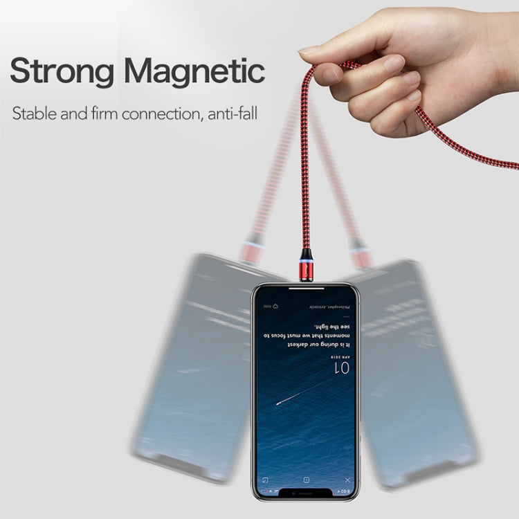 CaseMe Series 2 USB to Micro USB Magnetic Charging Cable, Length: 1m (Red) - Micro USB Cable by CaseMe | Online Shopping South Africa | PMC Jewellery | Buy Now Pay Later Mobicred