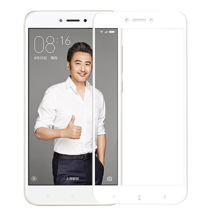 MOFI Xiaomi Redmi 4X 0.3mm 9H Hardness 2.5D Explosion-proof Full Screen Tempered Glass Screen Film(White) -  by MOFI | Online Shopping South Africa | PMC Jewellery | Buy Now Pay Later Mobicred