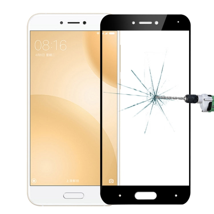 MOFI Xiaomi Mi 5c 0.3mm 9H Hardness 2.5D Explosion-proof Full Screen Tempered Glass Screen Film(Black) -  by MOFI | Online Shopping South Africa | PMC Jewellery | Buy Now Pay Later Mobicred