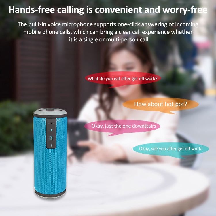 W-KING X6 Portable Waterproof Bluetooth 4.0 Stereo Speaker(Green) - free shipping - PMC Jewellery - Order now!