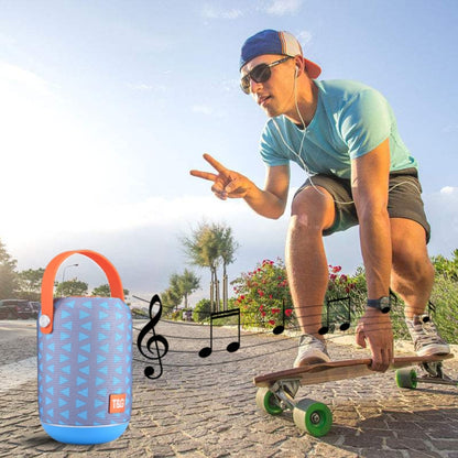 T&G TG107 Portable Wireless Bluetooth V4.2 Stereo Speaker with Handle, Built-in MIC, Support Hands-free Calls & TF Card & AUX IN & FM, Bluetooth Distance: 10m - Desktop Speaker by T&G | Online Shopping South Africa | PMC Jewellery | Buy Now Pay Later Mobicred