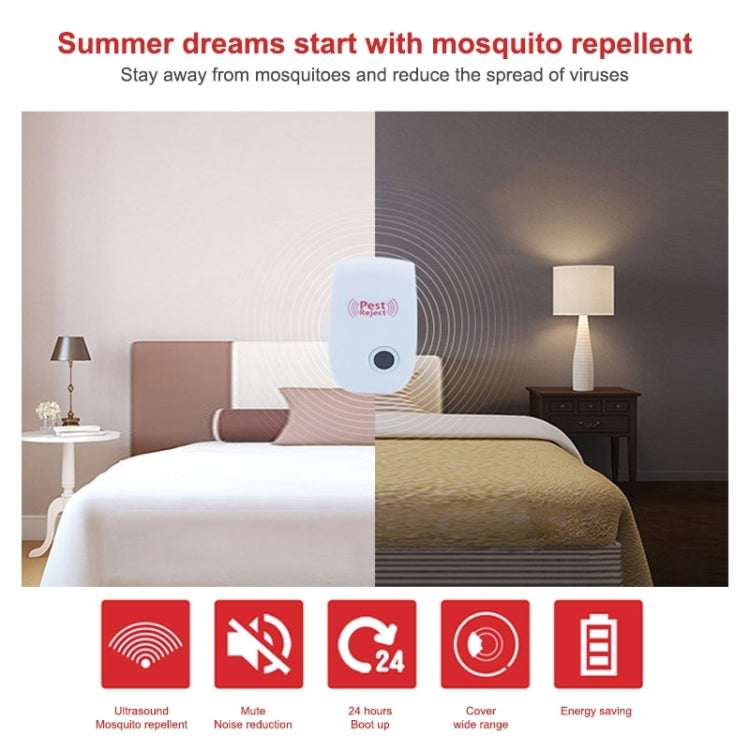 6pcs/Pack Ultrasonic Electronic Cockroach Mosquito Pest Reject Repeller, AU Plug - Repellents by PMC Jewellery | Online Shopping South Africa | PMC Jewellery | Buy Now Pay Later Mobicred