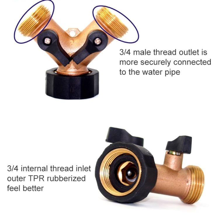 2 In 1 Household Water Tap Valve Shunt Connector - Faucets & Accessories by PMc TechLife | Online Shopping South Africa | PMc TechLife | Buy Now Pay Later Mobicred