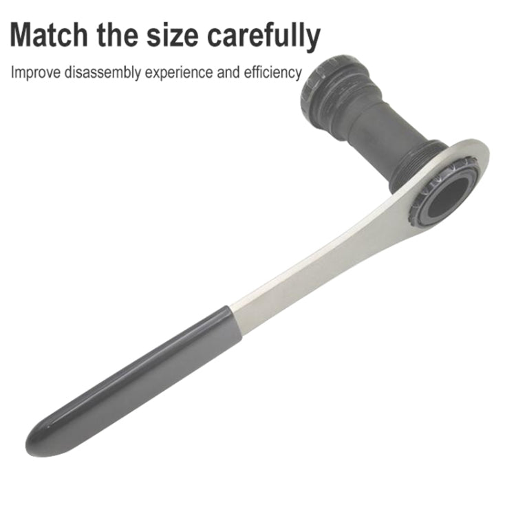BIKERSAY BB46-24 Bicycle Repair Tools Multi-function Wrench Tool Stainless Steel Axis Spanner - Maintenance tools by BIKERSAY | Online Shopping South Africa | PMc TechLife | Buy Now Pay Later Mobicred