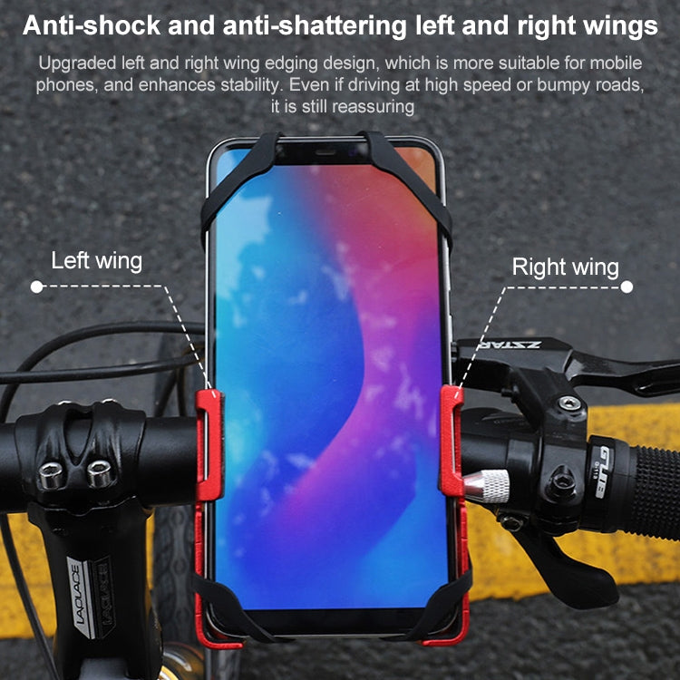 GUB P10 Aluminum Bike Phone Holder(Red) - Holders by GUB | Online Shopping South Africa | PMC Jewellery | Buy Now Pay Later Mobicred