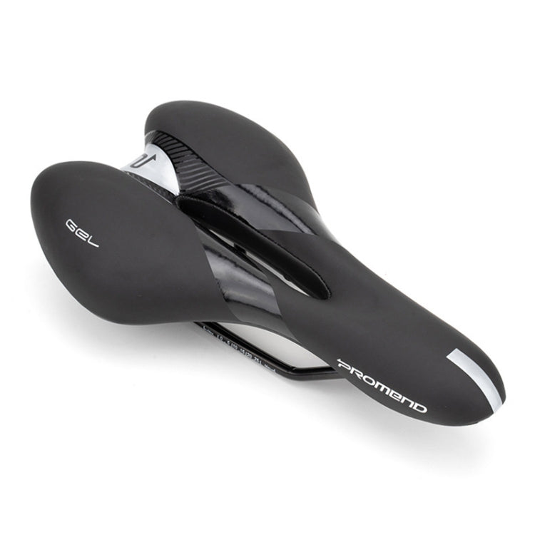 PROMEND SD-567 Hollow Breathable Silicone Racing Bicycle Saddle(Black White) - free shipping - PMc TechLife - Order now!
