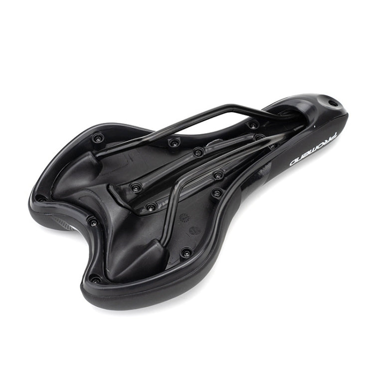 PROMEND SD-567 Hollow Breathable Silicone Racing Bicycle Saddle(Black White) - free shipping - PMc TechLife - Order now!