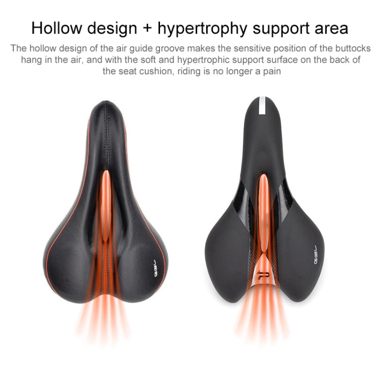 PROMEND SD-567 Hollow Breathable Silicone Racing Bicycle Saddle(Black White) - free shipping - PMc TechLife - Order now!