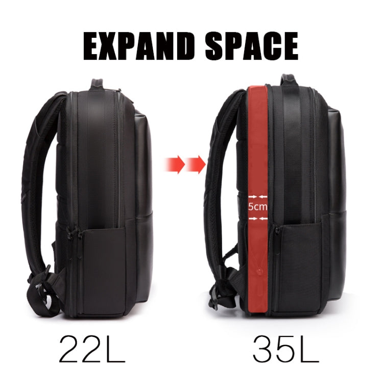 Bange BG-S53 16 inch Men Wet and Dry Separation Backpack with USB & Earphone Hole (Black) - Backpacks by BANGE | Online Shopping South Africa | PMC Jewellery | Buy Now Pay Later Mobicred