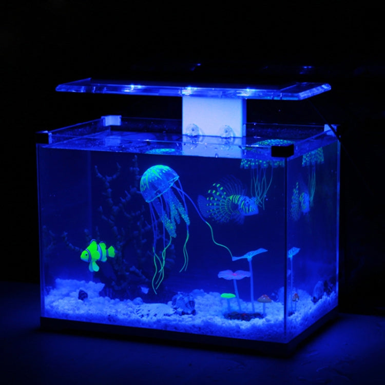 Aquarium Articles Decoration Silicone Simulation Fluorescent Sucker Jellyfish, Size: 8*20cm(Pink) - free shipping - PMc TechLife - Order now!