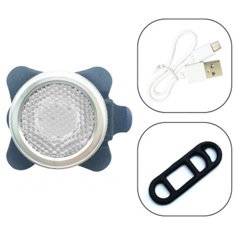 COB Lamp Bead 160LM USB Charging Four-speed Water-resistant Bicycle Headlight / Taillight Set,  Red Blue Light Dimming 650MA - Headlights by PMC TechLife | Online Shopping South Africa | PMC TechLife | Buy Now Pay Later Mobicred