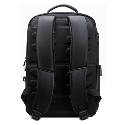 Bopai 851-024011 Top-grain Leather Business Breathable Anti-theft Man Backpack, Size: 28x18x42cm(Black) - Backpack by Bopai | Online Shopping South Africa | PMC Jewellery | Buy Now Pay Later Mobicred