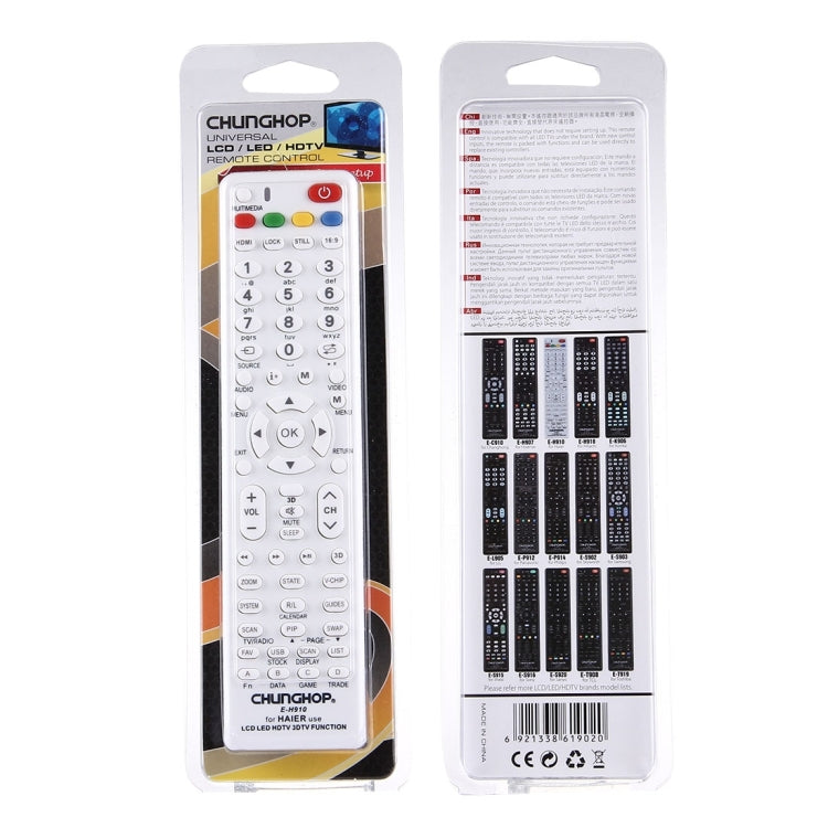 CHUNGHOP E-H910 Universal Remote Controller for HAIER LED LCD HDTV 3DTV - TV by CHUNGHOP | Online Shopping South Africa | PMc TechLife | Buy Now Pay Later Mobicred