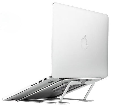 Laptop Height Extender Holder Stand Folding Portable Computer Heat Dissipation Bracket, Size: 22.3x23.5x1.3cm (Silver) - MacBook Holder by PMC Jewellery | Online Shopping South Africa | PMC Jewellery | Buy Now Pay Later Mobicred