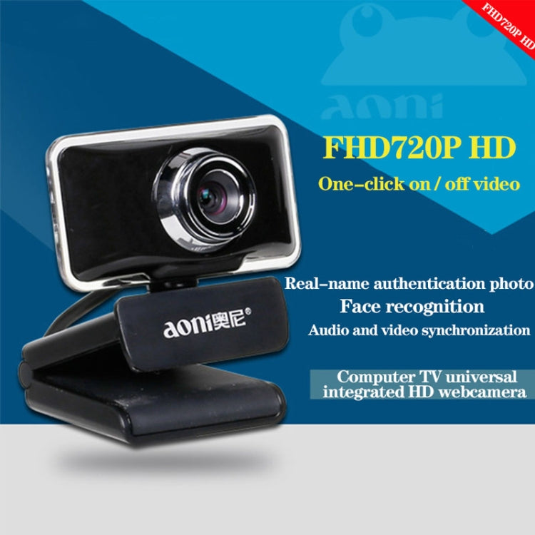 aoni C11 720P 150-degree Wide-angle Manual Focus HD Computer Camera with Microphone - HD Camera by PMC Jewellery | Online Shopping South Africa | PMC Jewellery | Buy Now Pay Later Mobicred