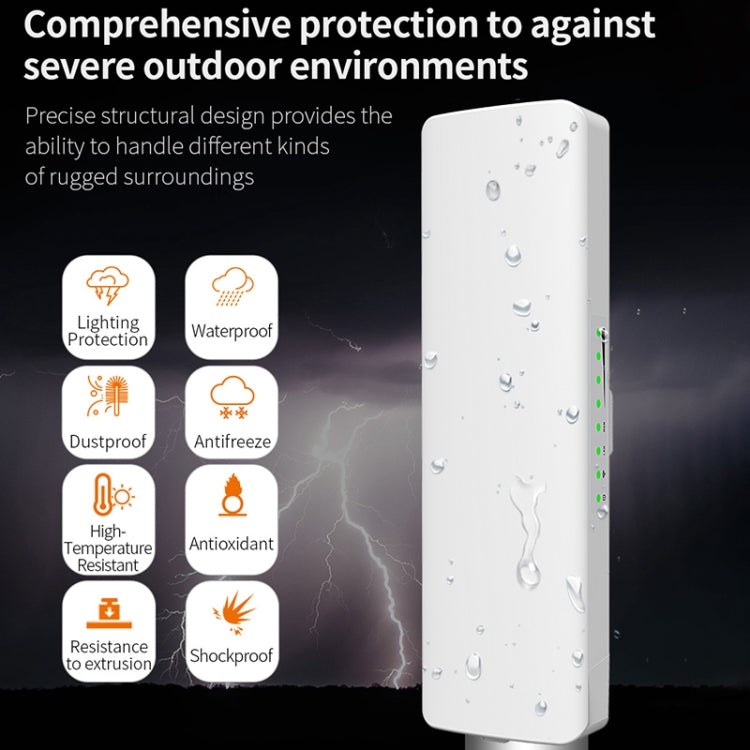 COMFAST CF-E312A Qualcomm AR9344 5.8GHz 300Mbps/s Outdoor ABS Wireless Network Bridge with POE Adapter - free shipping - PMC TechLife - Order now!