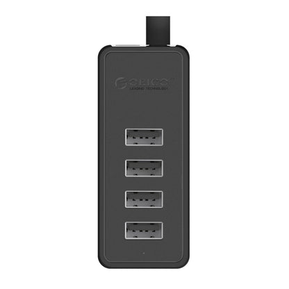 ORICO W5P-U2-30 USB 2.0 Desktop HUB with 30cm Micro USB Cable Power Supply(Black) - USB 2.0 HUB by ORICO | Online Shopping South Africa | PMC Jewellery | Buy Now Pay Later Mobicred