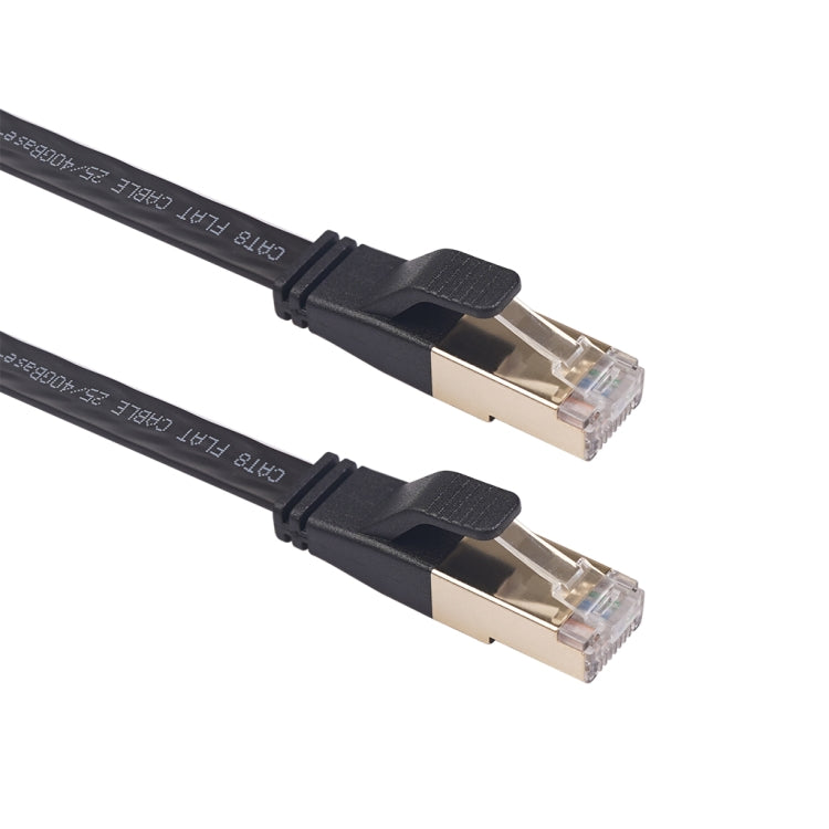 CAT8-2 Double Shielded CAT8 Flat Network LAN Cable, Length: 5m - Lan Cable and Tools by PMC TechLife | Online Shopping South Africa | PMC TechLife | Buy Now Pay Later Mobicred