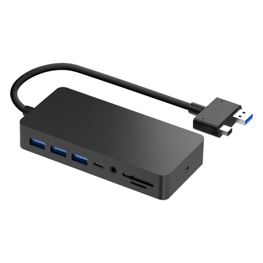 Rocketek SH702 11 in 1 USB 3.0 HUB Adapter with RJ45 for Surface Laptop 1 / 2 - USB 3.0 HUB by ROCKETEK | Online Shopping South Africa | PMC Jewellery | Buy Now Pay Later Mobicred