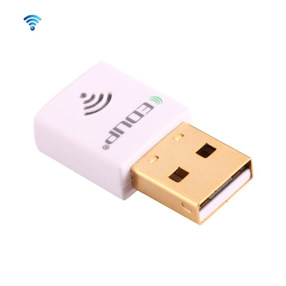 EDUP EP-AC1619 Mini Wireless USB 600Mbps 2.4G / 5.8Ghz 150M+433M Dual Band WiFi Network Card for Nootbook / Laptop / PC(White) - USB Network Adapter by EDUP | Online Shopping South Africa | PMC Jewellery | Buy Now Pay Later Mobicred