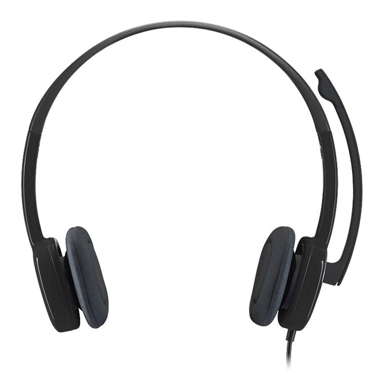 Logitech H151 Wired Headphone Single 3.5mm Earphone Gaming Headset Stereo with MIC - Microphone by Logitech | Online Shopping South Africa | PMC Jewellery | Buy Now Pay Later Mobicred