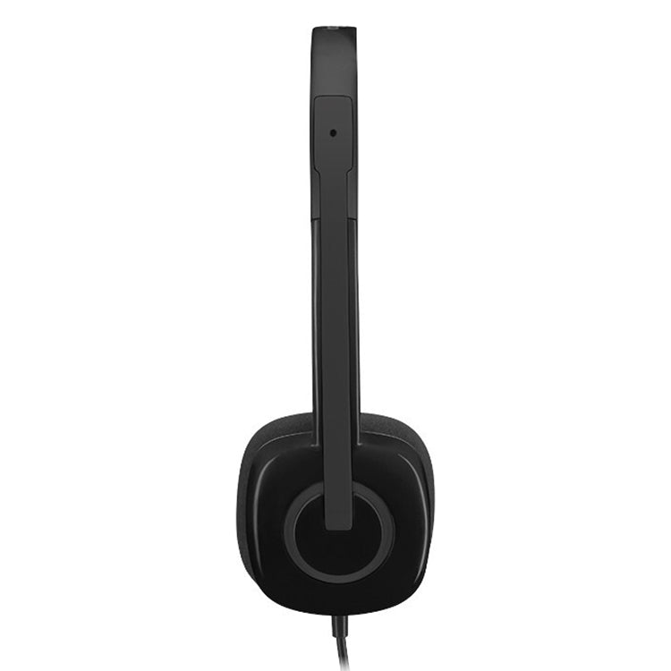 Logitech H151 Wired Headphone Single 3.5mm Earphone Gaming Headset Stereo with MIC - Microphone by Logitech | Online Shopping South Africa | PMC Jewellery | Buy Now Pay Later Mobicred