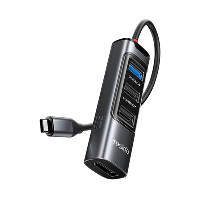 Yesido HB23 5 in 1 USB-C / Type-C Multifunction Docking Station HUB Adapter - USB HUB by Yesido | Online Shopping South Africa | PMC Jewellery | Buy Now Pay Later Mobicred