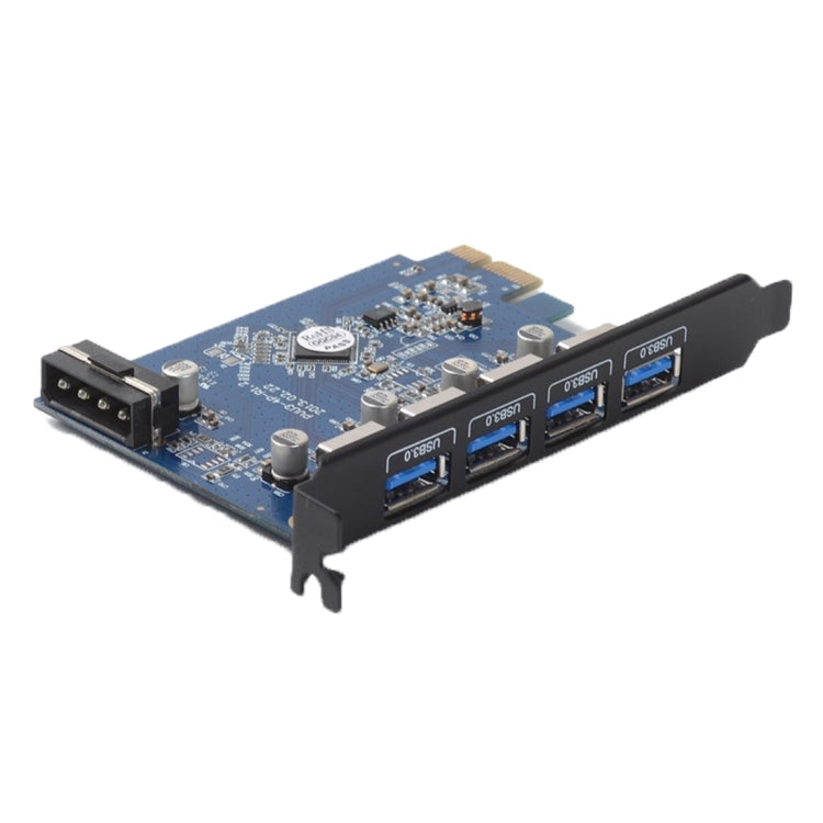 ORICO PVU3-4P 4 Ports USB3.0 PCI Express Card for Desktop(Black) - Add-on Cards by ORICO | Online Shopping South Africa | PMC Jewellery | Buy Now Pay Later Mobicred