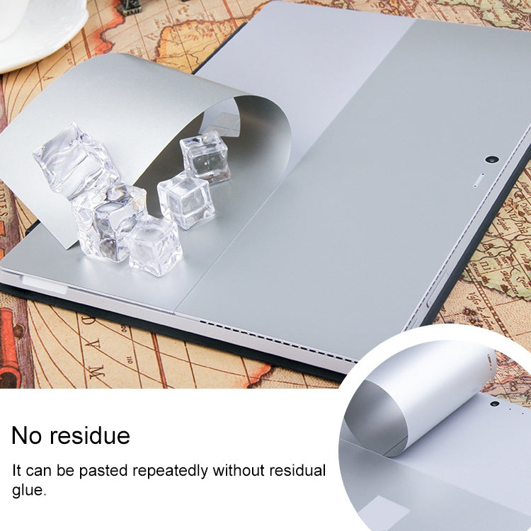 Tablet PC Shell Protective Back Film Sticker for Microsoft Surface Pro 4 / 5 / 6 (Silver) - Screen & Keyboard Cover by PMC TechLife | Online Shopping South Africa | PMC TechLife | Buy Now Pay Later Mobicred
