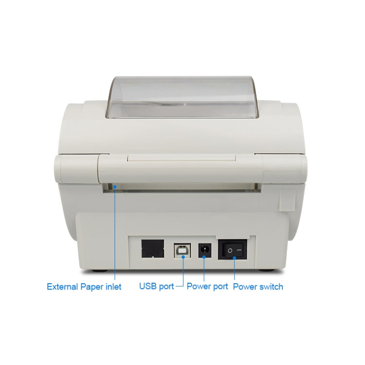 POS-9210 110mm USB POS Receipt Thermal Printer Express Delivery Barcode Label Printer, US Plug(White) - Printer by PMC Jewellery | Online Shopping South Africa | PMC Jewellery | Buy Now Pay Later Mobicred