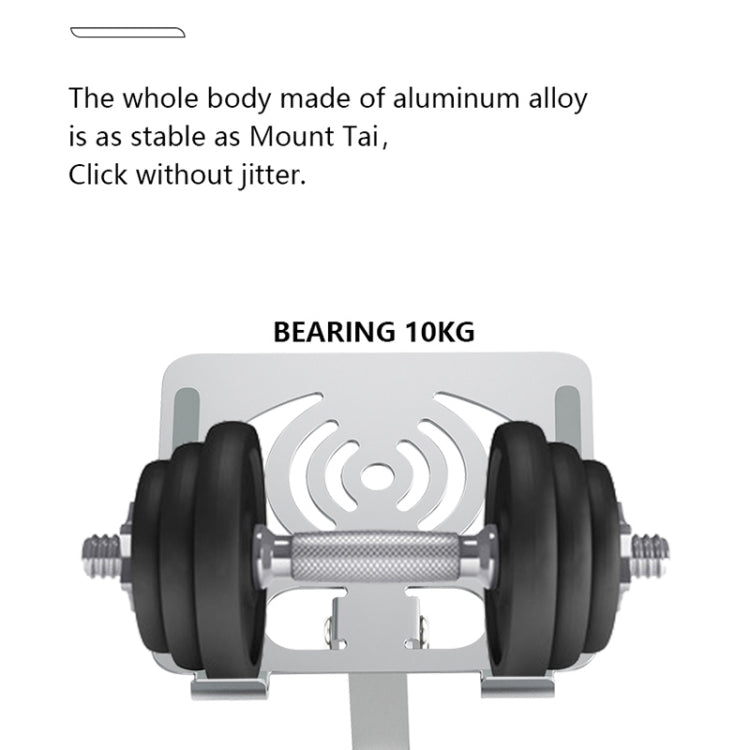 L-13 Aluminum Alloy Foldable Rotating Laptop/Tablet Stand (Silver) - free shipping - PMC Jewellery - Order now!