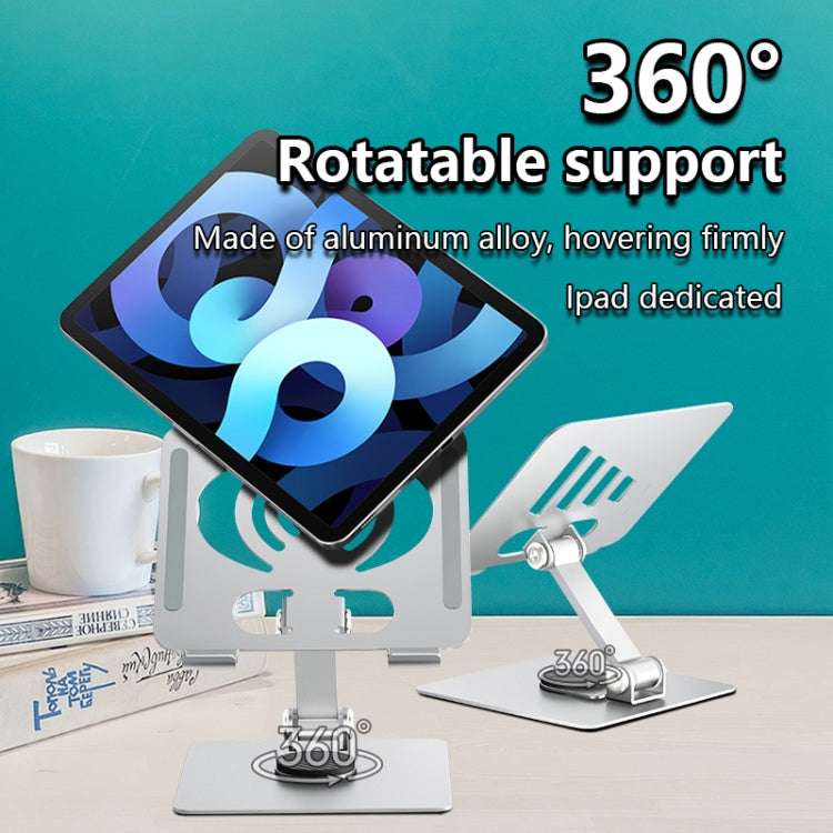 L-13 Aluminum Alloy Foldable Rotating Laptop/Tablet Stand (Silver) - free shipping - PMC Jewellery - Order now!