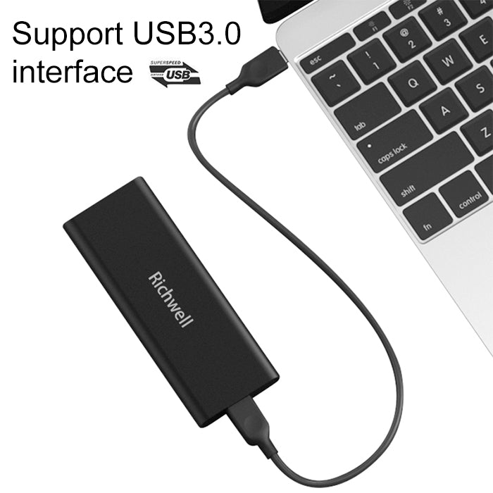Richwell SSD R280-SSD-60GB 60GB Mobile Hard Disk Drive for Desktop PC(Black) - free shipping - PMC Jewellery - Order now!