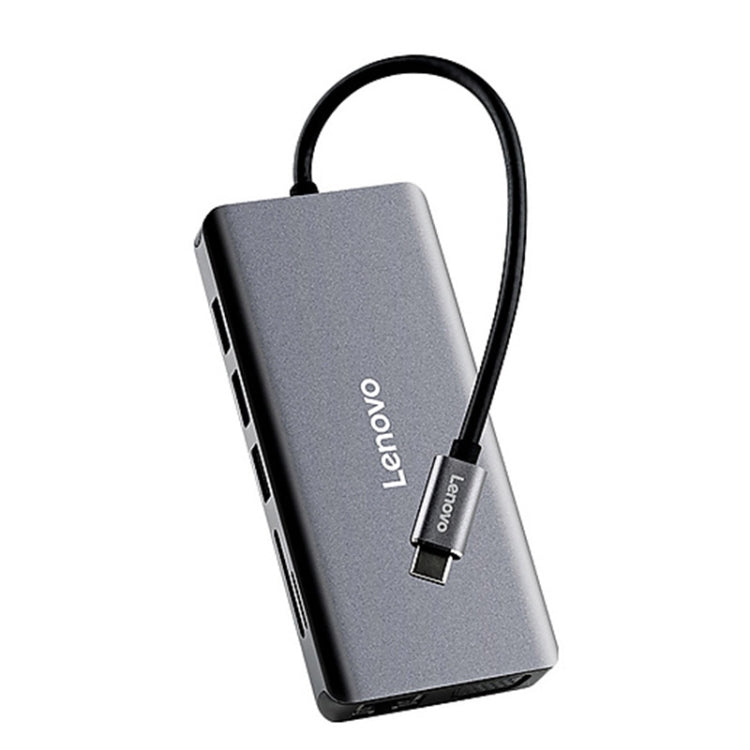 Lenovo LX0801 Pro Type-C / USB-C Network Cable Interface Converter Docking Station - Cable & Adapters by Lenovo | Online Shopping South Africa | PMC Jewellery | Buy Now Pay Later Mobicred