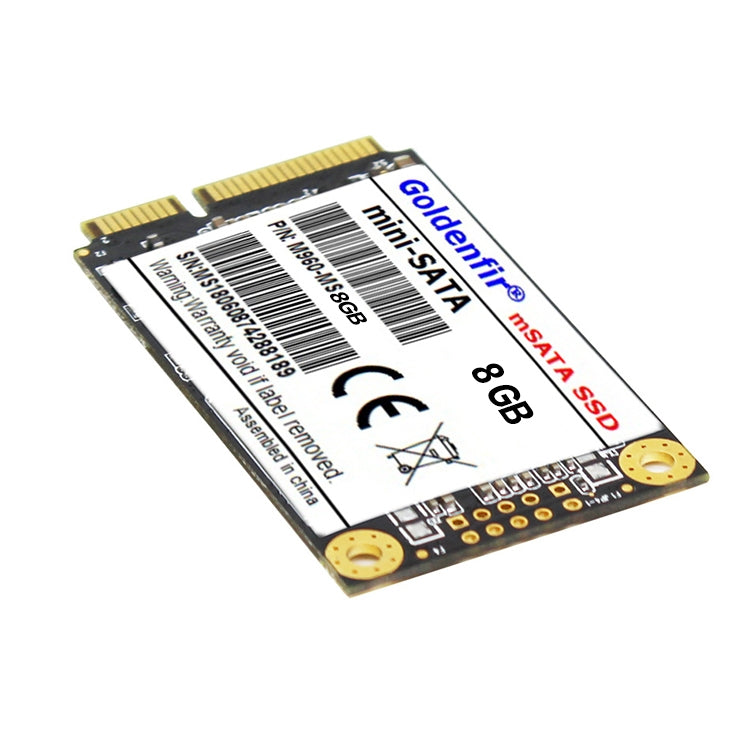 Goldenfir 1.8 inch Mini SATA Solid State Drive, Flash Architecture: TLC, Capacity: 8GB - External Solid State Drives by Goldenfir | Online Shopping South Africa | PMC Jewellery | Buy Now Pay Later Mobicred